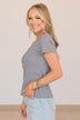 Waiting For My Invite Button Top- Light Gray
