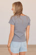 Waiting For My Invite Button Top- Light Gray