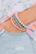 Nights Out Pendant Bracelet Set- Multicolor