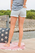 KanCan High-Rise Button Fly Shorts- Aurora Wash