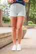 KanCan High-Rise Button Fly Shorts- Aurora Wash