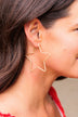 Stargaze With You Dangle Earrings- Gold