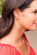 Stargaze With You Dangle Earrings- Gold