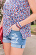 Love Being Girly Bracelet Set- Red, White, & Blue