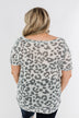 Forever Fierce Leopard Knit Top- Ivory & Grey