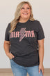 Electric Love "Mama" Graphic Tee- Charcoal