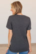 Electric Love "Mama" Graphic Tee- Charcoal