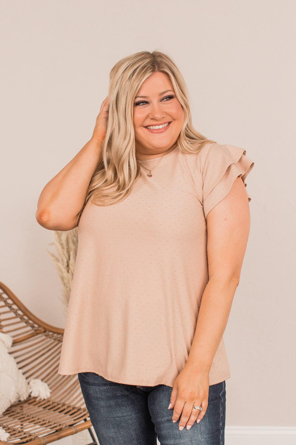 Comfortable In My Own Skin Top- Taupe