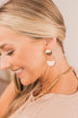 The Finer Things In Life Dangle Earrings- Gold