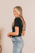 Looking For The One V-Neck Bodysuit- Black
