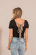 Looking For The One V-Neck Bodysuit- Black