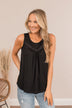 Devoted Darling Knit Tank Top- Black