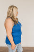 American Honey Knit Tank Top- Royal Blue