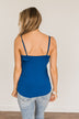 Dance Through The Night Sequin Tank Top- Royal Blue