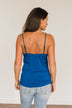 Dance Through The Night Sequin Tank Top- Royal Blue