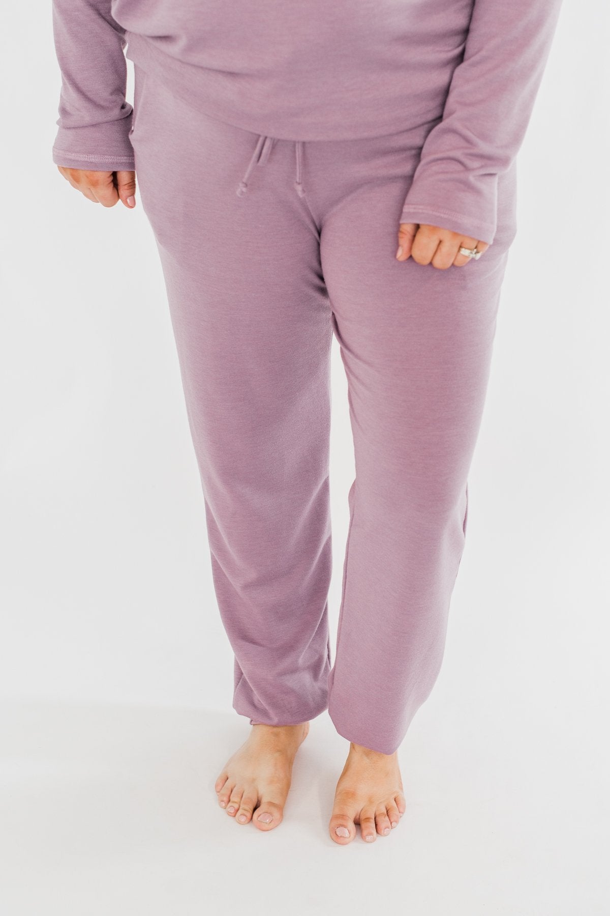 Solid Lounge Joggers- Lilac
