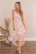 Under The Blossoms High-Low Dress- Cream