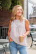 Captivating Blooms Floral Tank- Lilac