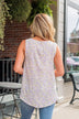 Captivating Blooms Floral Tank- Lilac
