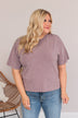 Thread & Supply One For All Speckled Top- Violet