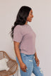 Thread & Supply One For All Speckled Top- Violet
