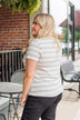 Stand Strong Together Striped Top- Ivory
