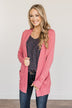 Aspire To Inspire Floral Knit Tank Top- Dark Navy
