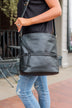 Have My Attention Shoulder Purse- Black