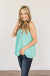 Must Have Been Love Tank Top- Mint Blue