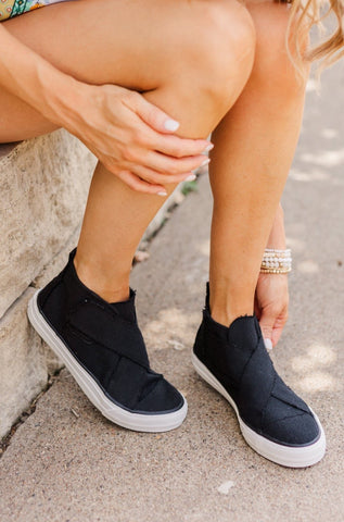 Gypsy Jazz Florence Sneakers Black The Pulse Boutique