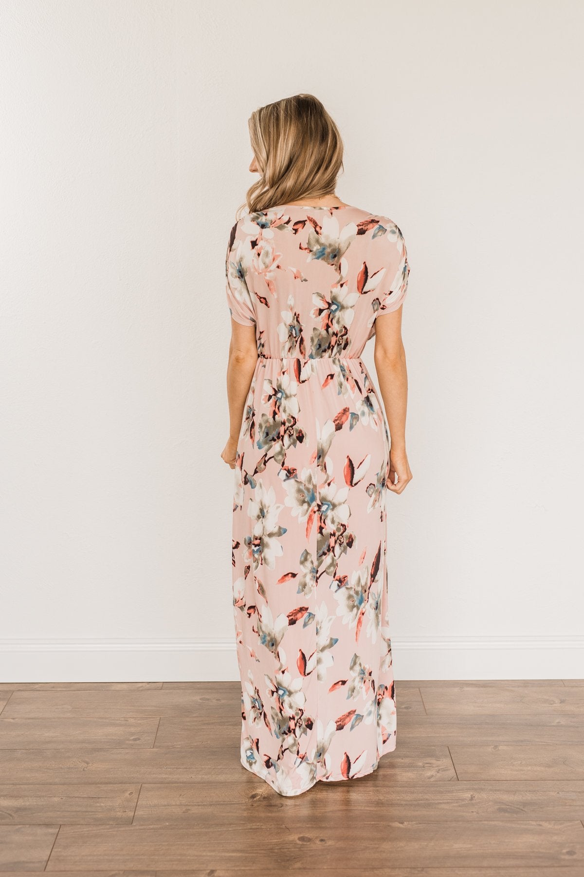 Best Of The Best Floral Maxi Dress- Dusty Pink