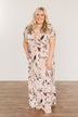 Best Of The Best Floral Maxi Dress- Dusty Pink