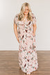 Best Of The Best Floral Maxi Dress- Dusty Pink