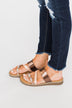 Blowfish Otsi Sandals- Rose Gold & Amber