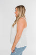 Happy Together Ruffle Tank Top- Ivory