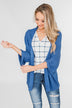 The Perfect Knit Cardigan- Cobalt Blue