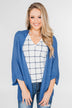 The Perfect Knit Cardigan- Cobalt Blue
