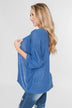 The Perfect Knit Cardigan- Cobalt Blue