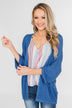 The Perfect Knit Cardigan- Cobalt Blue