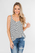 Black & White Polka Dot Tank Top