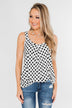 Black & White Polka Dot Tank Top