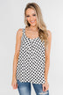 Black & White Polka Dot Tank Top