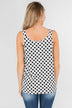 Black & White Polka Dot Tank Top