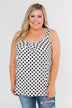Black & White Polka Dot Tank Top