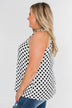 Black & White Polka Dot Tank Top
