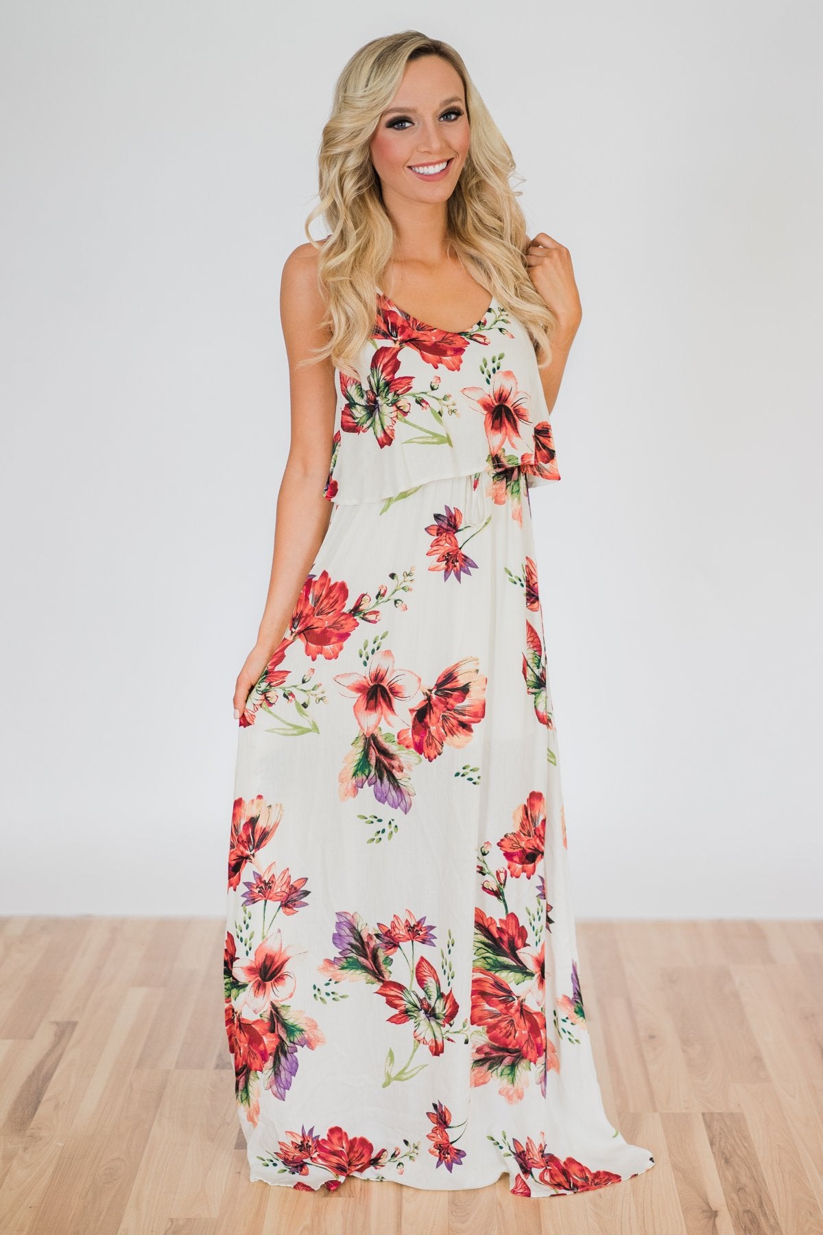 summer maxi dresses 2018 Maxi Dress New Dress Style 2018 Tiered Dress Floral Outfits Fashion 2018 Tiered Floral Dresses For