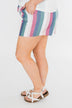 Multi Colored Fashion Shorts- Pink & Fuchsia