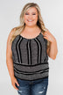 Amazed by Beauty Shift Tank Top- Black