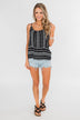 Amazed by Beauty Shift Tank Top- Black
