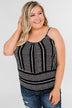 Amazed by Beauty Shift Tank Top- Black